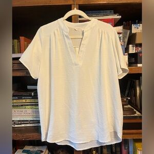 Flowy white Entró top